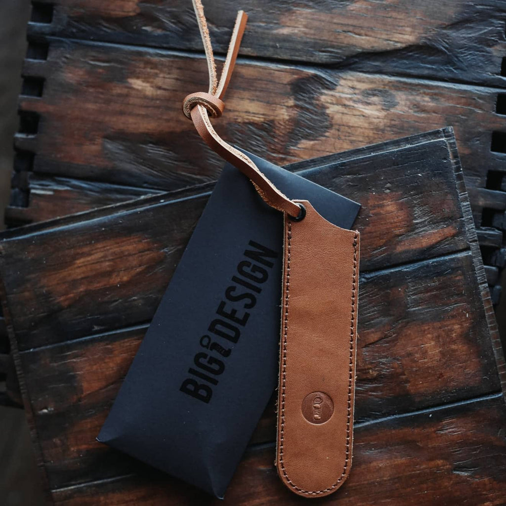 Big Idea Design LLC Leather Pen Case with Attached Loop for Stylish Storage