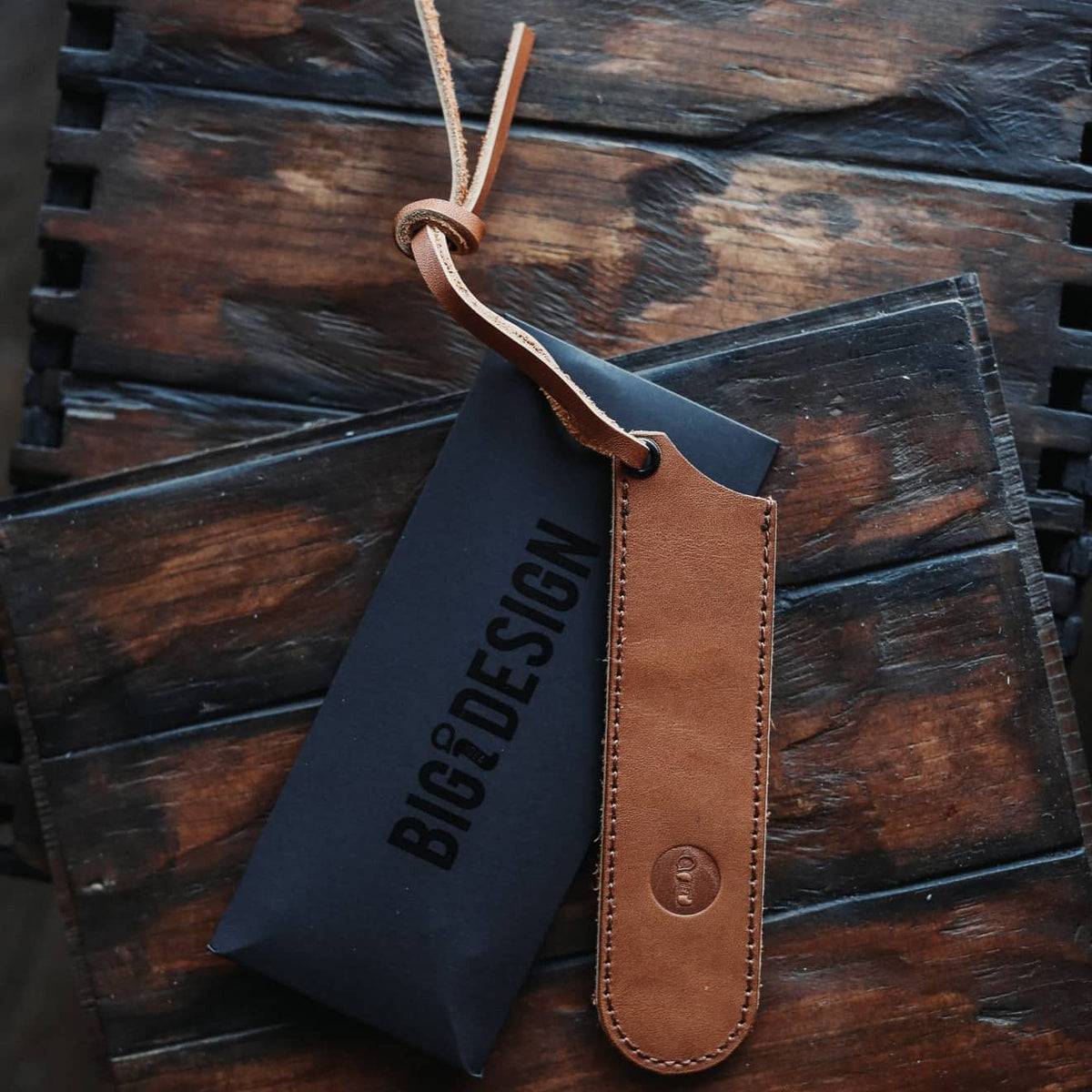 Big Idea Design LLC Leather Pen Case with Attached Loop for Stylish Storage