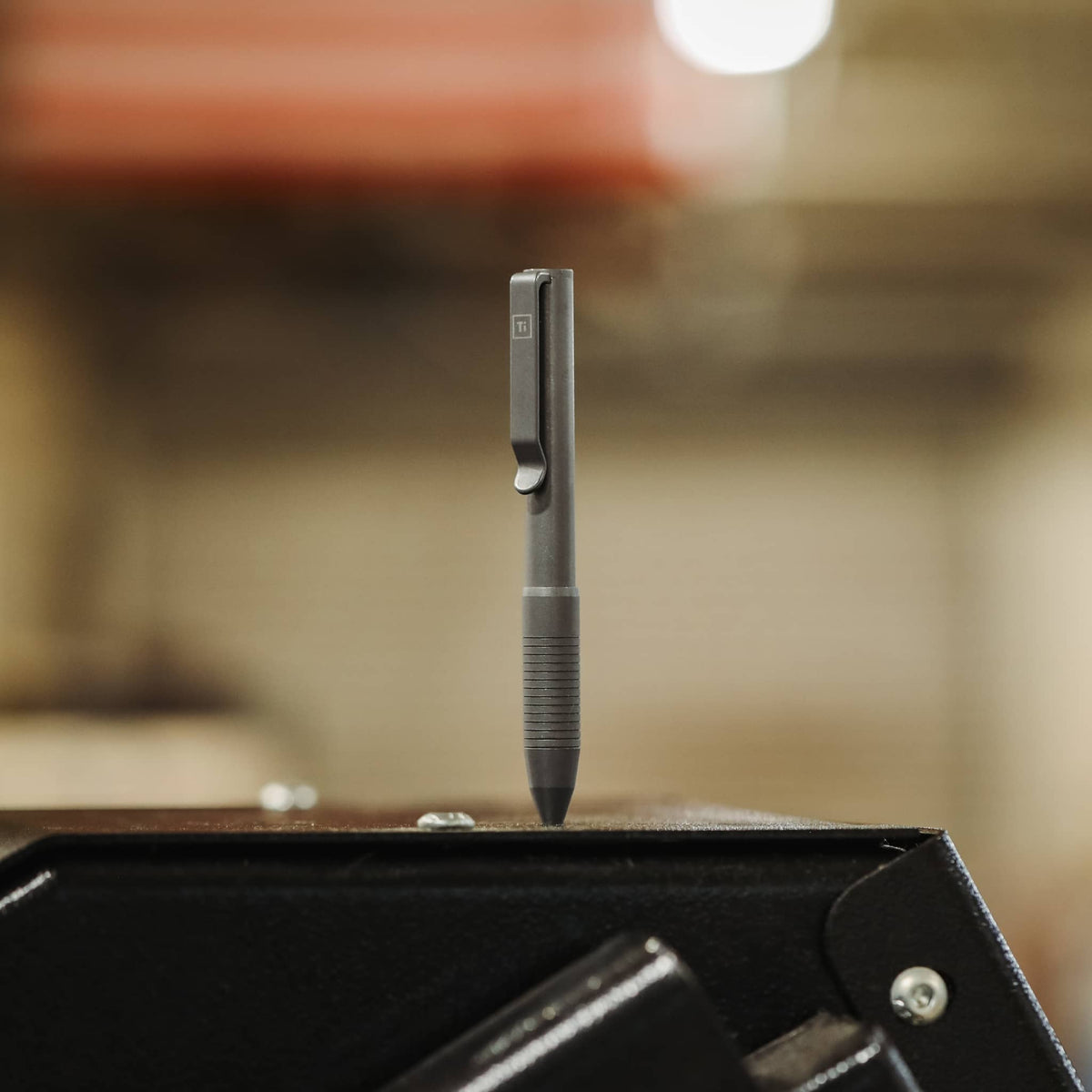 USA Ti Pocket Pro pen in matte black with a sleek design for everyday writing needs